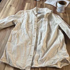 Old Navy heavy button up shirt Men’s M Tall